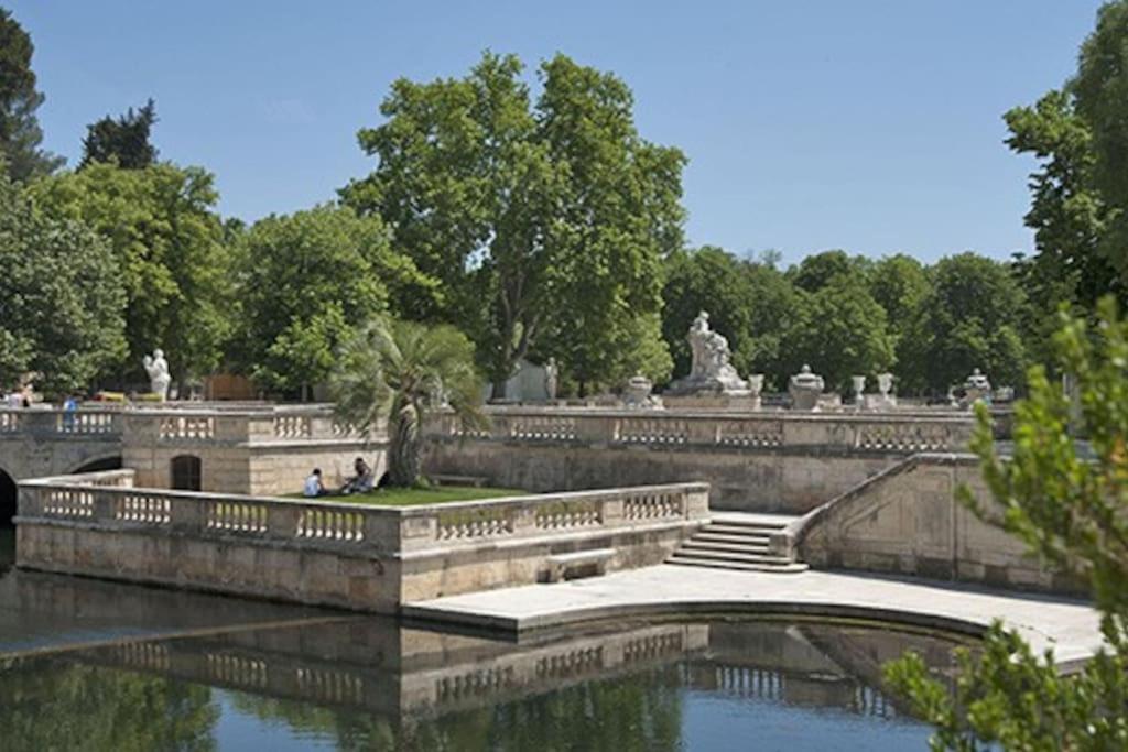 Ferienwohnung Fabienne Cote Jardins De La Fontaine Nîmes Exterior foto